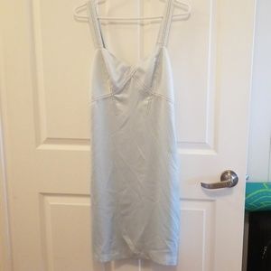 Edited Light Metallic Blue Dress